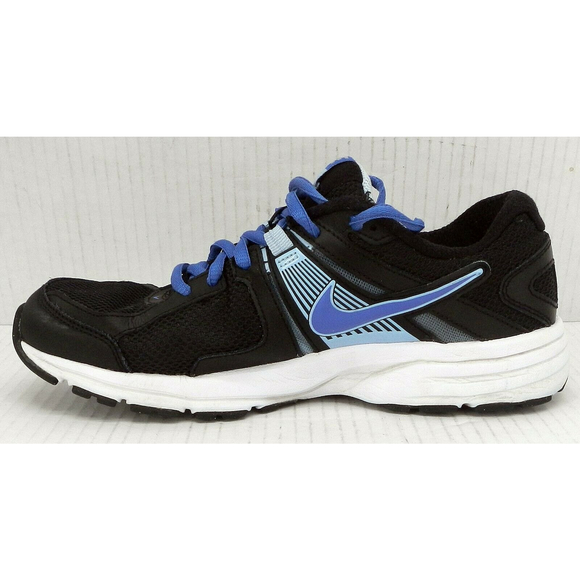 Nike Shoes - NIKE DART 10 Women size 7 Running Training Walk 580427-003 Black Blue Sneakers